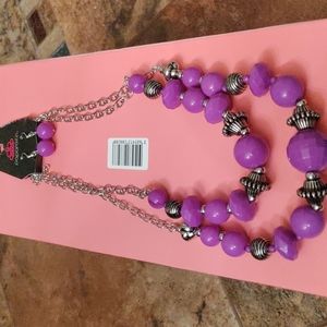 Purple paparazzi jewelry set